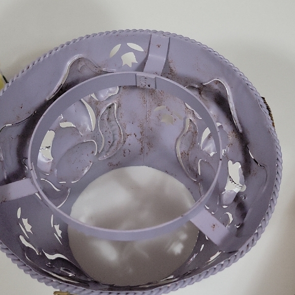 Charming Bunny Decorative Tealight/Candleholder With Tulips - Picture 6 of 12